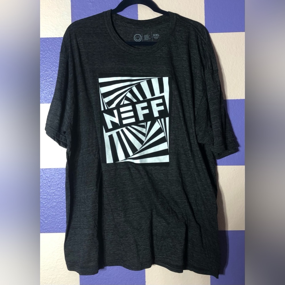 NWOT NEFF High Anxiety Hypnotic Logo Tee - Size XXL